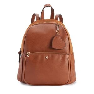 LC Lauren Conrad Kate Backpack Tan Saddle